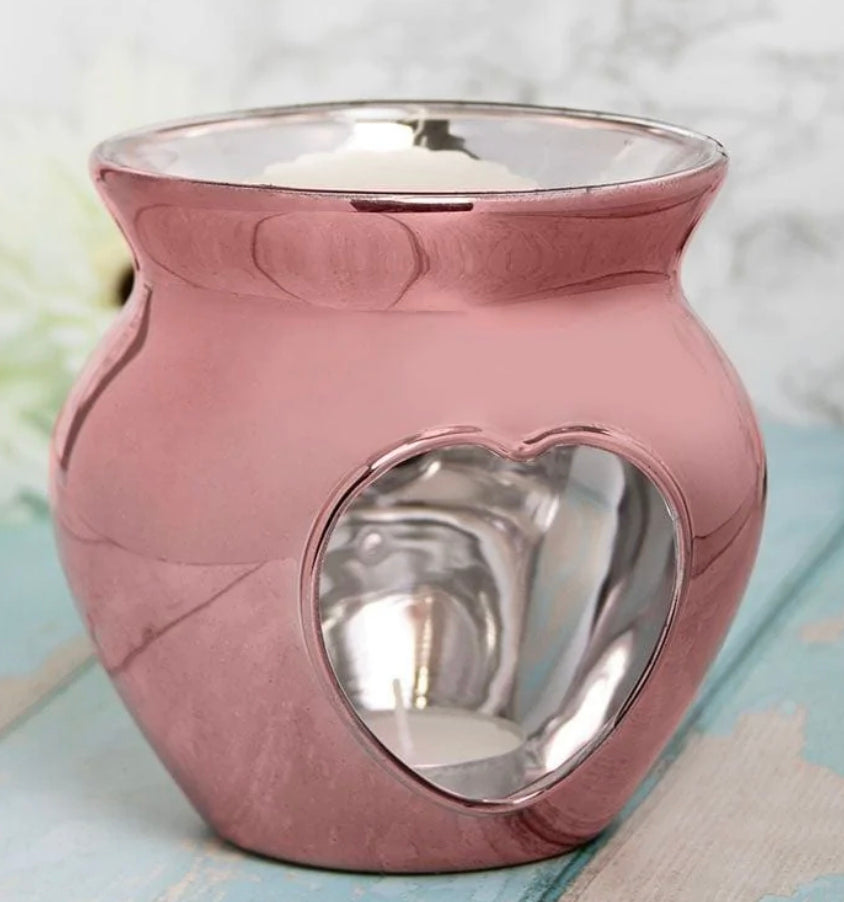 Pink Glass Wax Burner