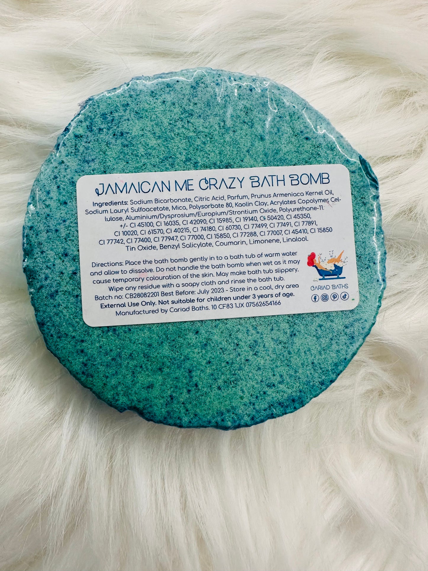 Jamaican Me Crazy Wolf Bath Bomb